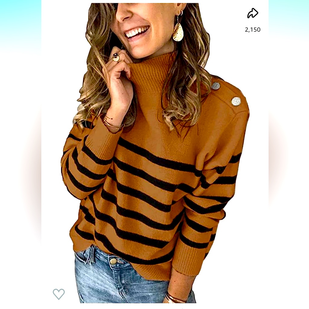 Button Neck Sweater